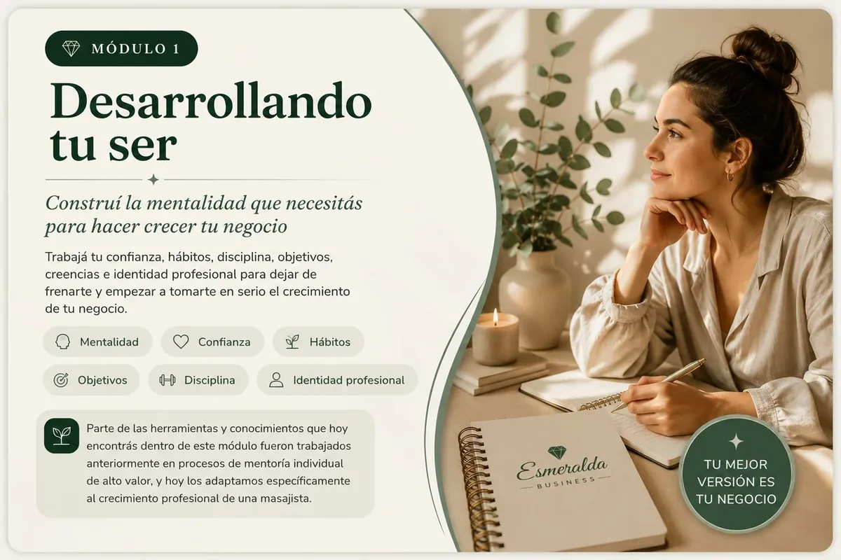 Módulo 1 de Esmeralda Business