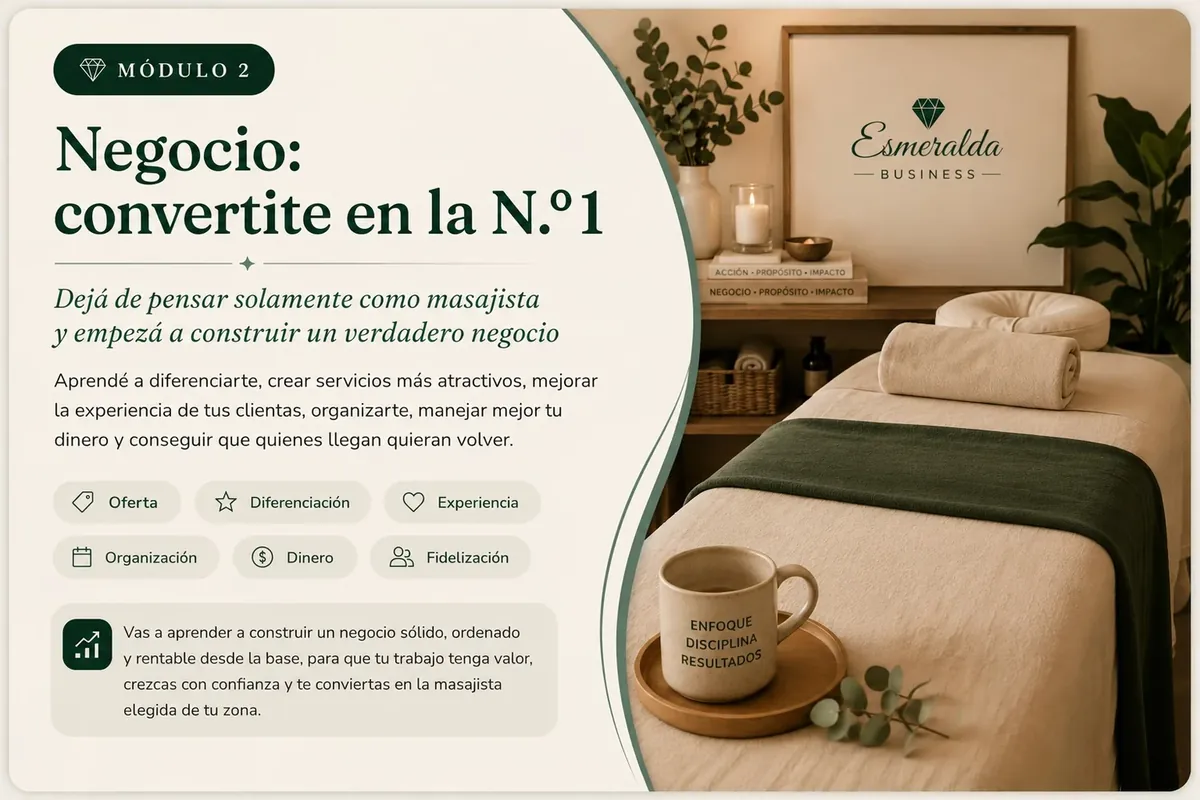 Módulo 2 de Esmeralda Business